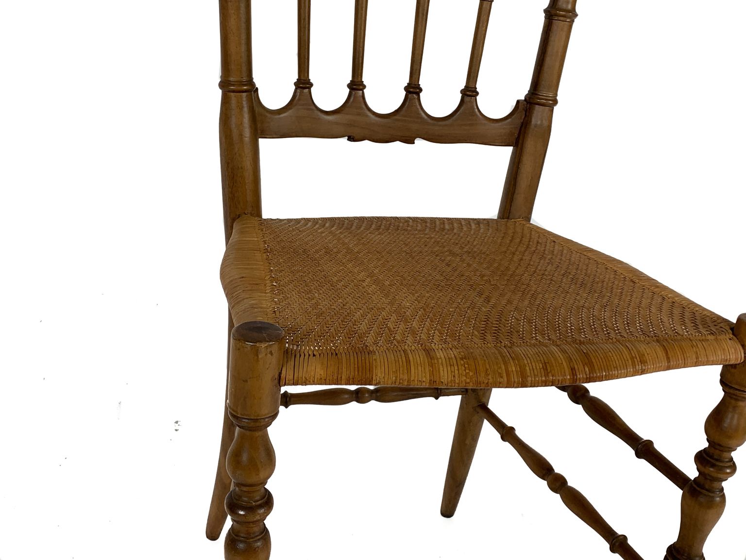 Chiavari Mid Century Modern Beechwood Chair 1940s Italy, Stunning Quality. photo vinterior