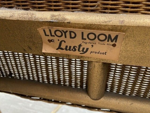 Lloyd Loom Lusty Chair With Original Sprung Seat photo 300.0