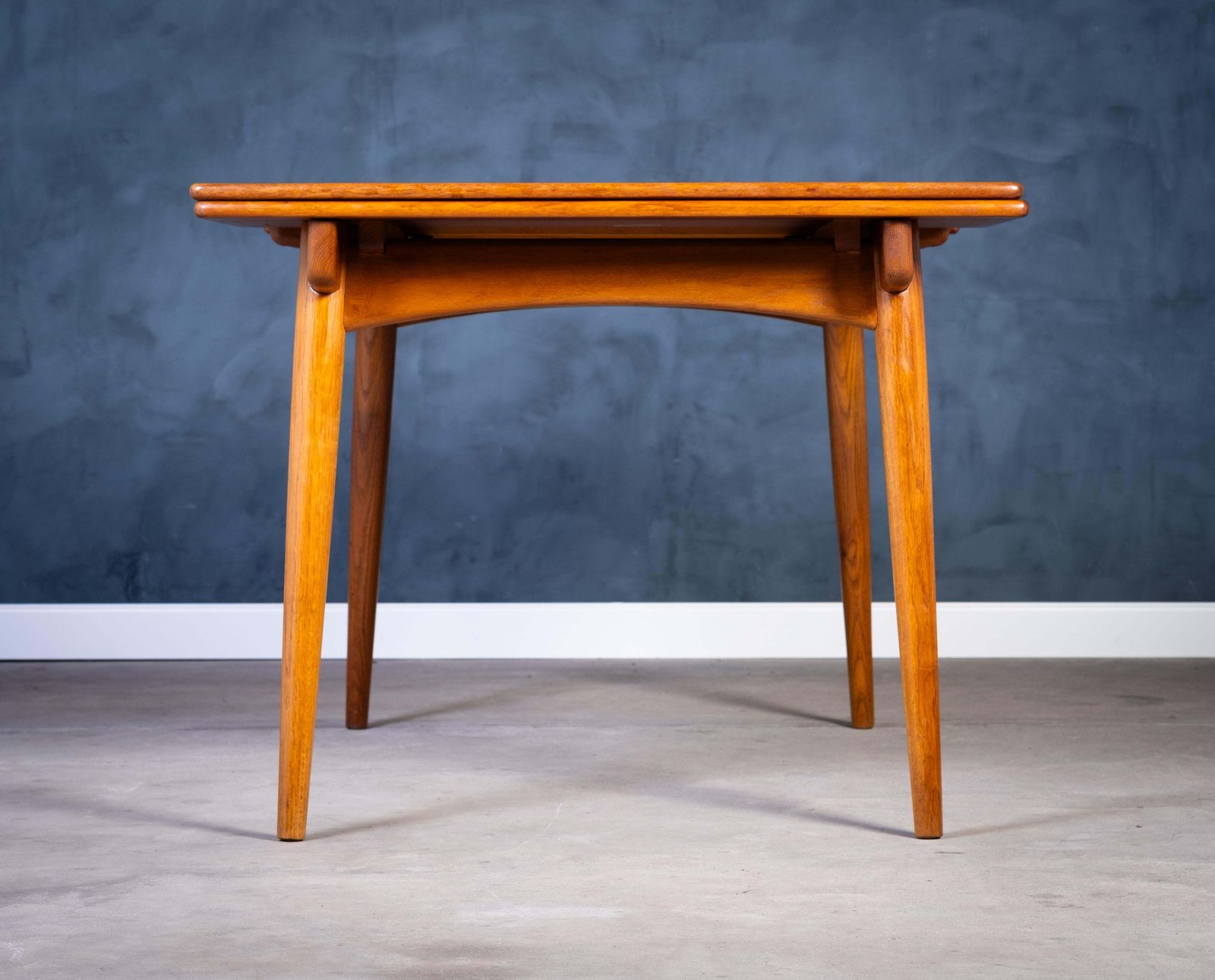 Teak Dining Table At 312 By Hans J. Wegner For Andres Tuck 1950s photo vinterior