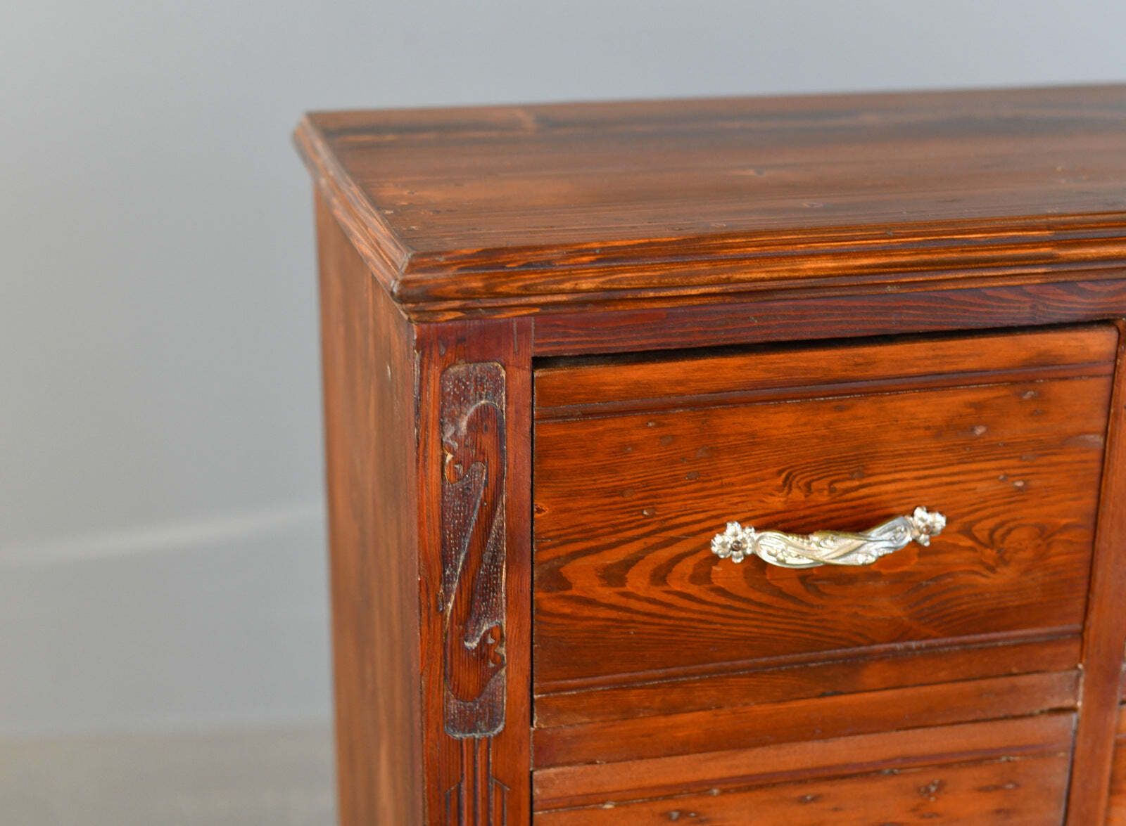 Art Nouveau Ironmongers Drawers Circa 1910 photo for sale