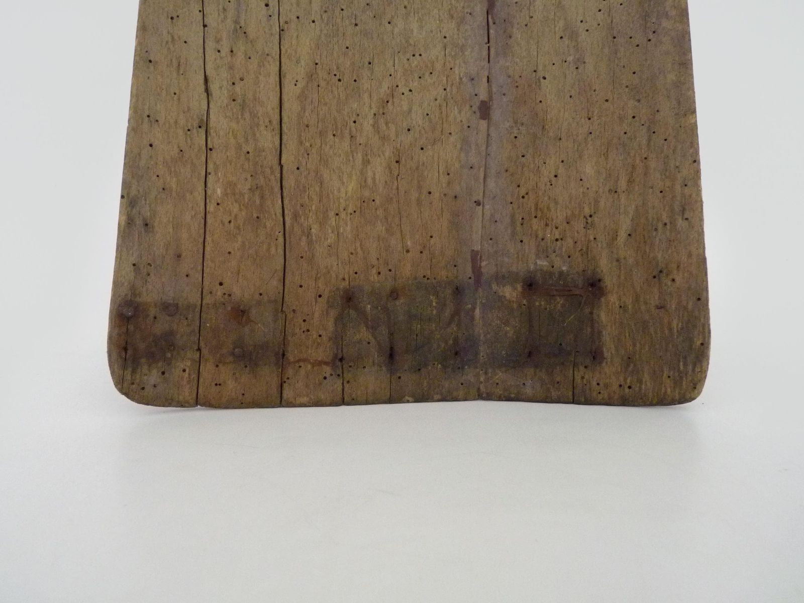 Antique Wooden Baker's Peel, Bread Peel. French Folk Art. photo Home Decor
