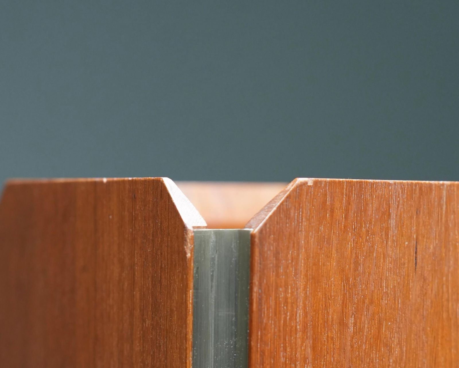 Ico Parisi Umbrella Stand For Stildomus In Walnut And Metal, Italy, 1950's photo vinterior