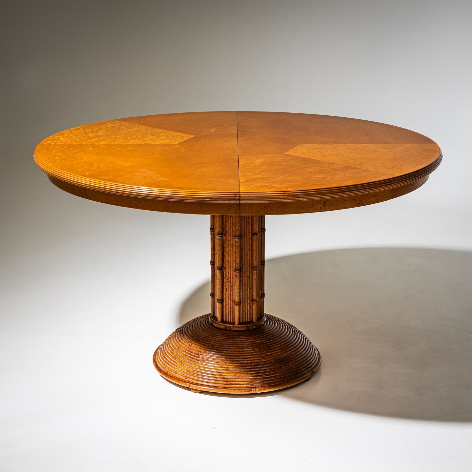 Faux Bamboo Dining Group, Possibly France, Mid 20th Century photo 3350.0