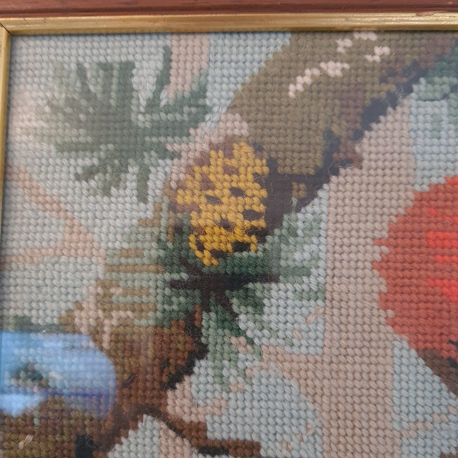 photo furniture Red Squirells Complete Cross Stich Embroidery Forest Woodland Retro W41 × H56 Cm