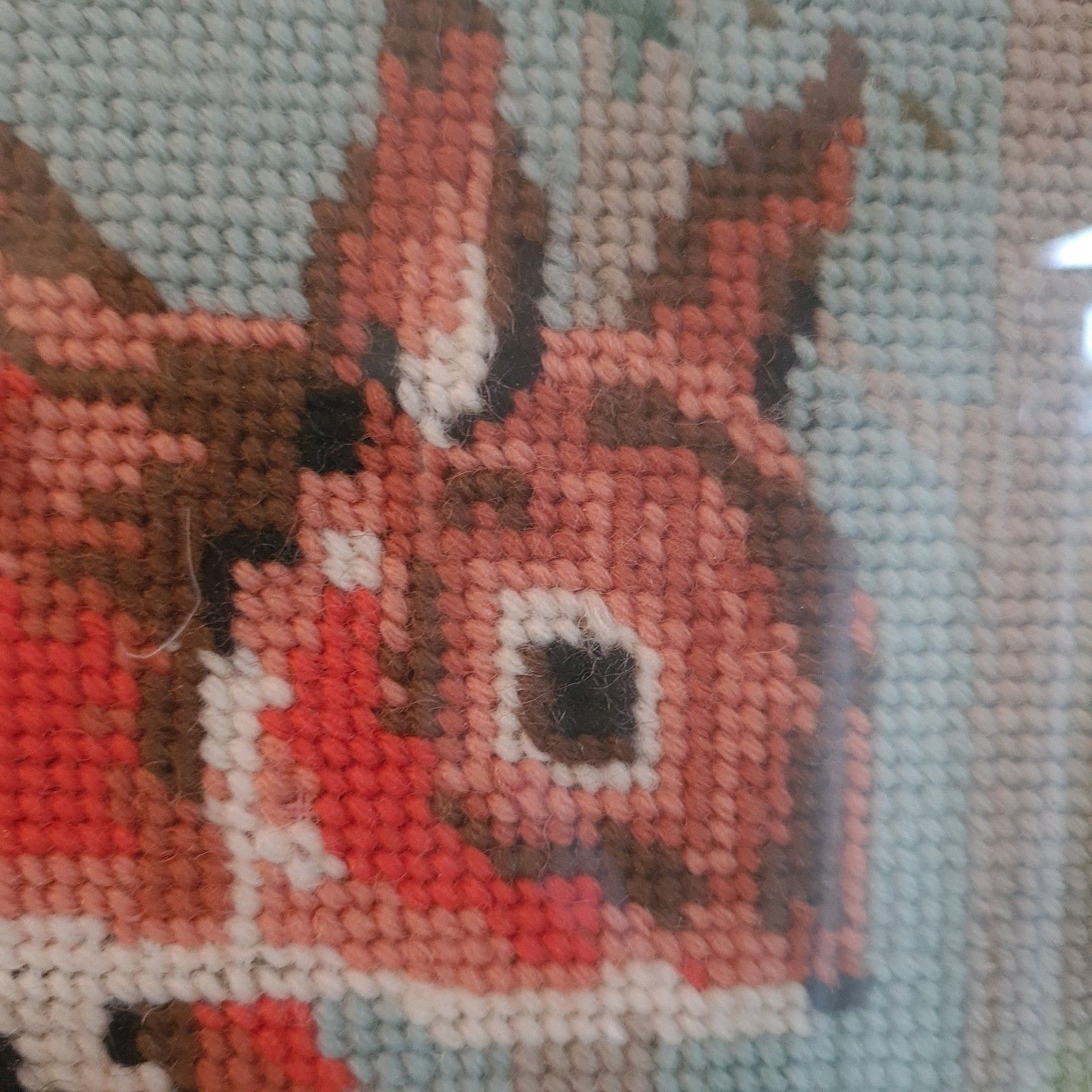 90.0 Red Squirells Complete Cross Stich Embroidery Forest Woodland Retro W41 × H56 Cm photo
