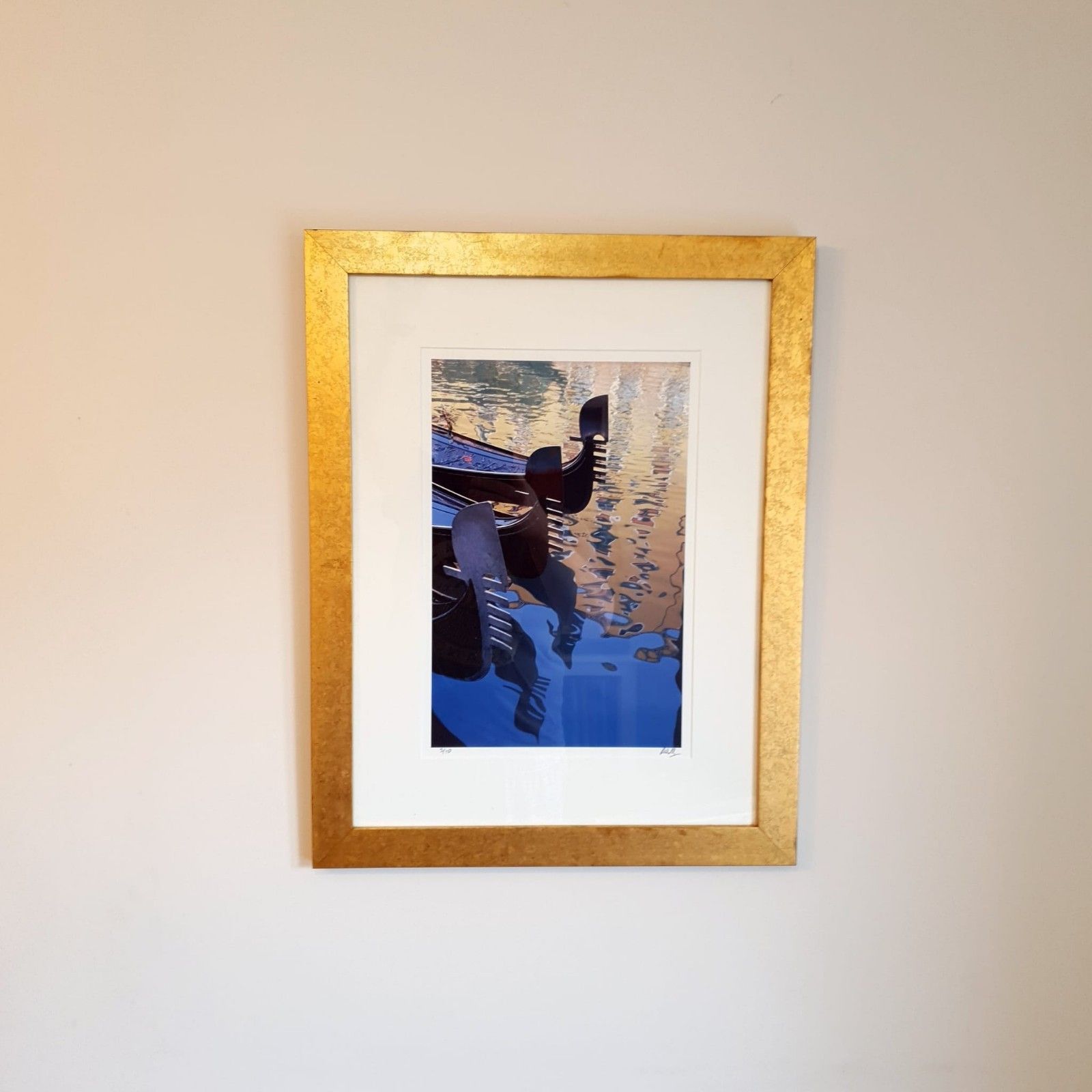 Signed Photographic Print 3 Of 10 Limited Edition 3 Gondolas Framed Photo Print photo furniture
