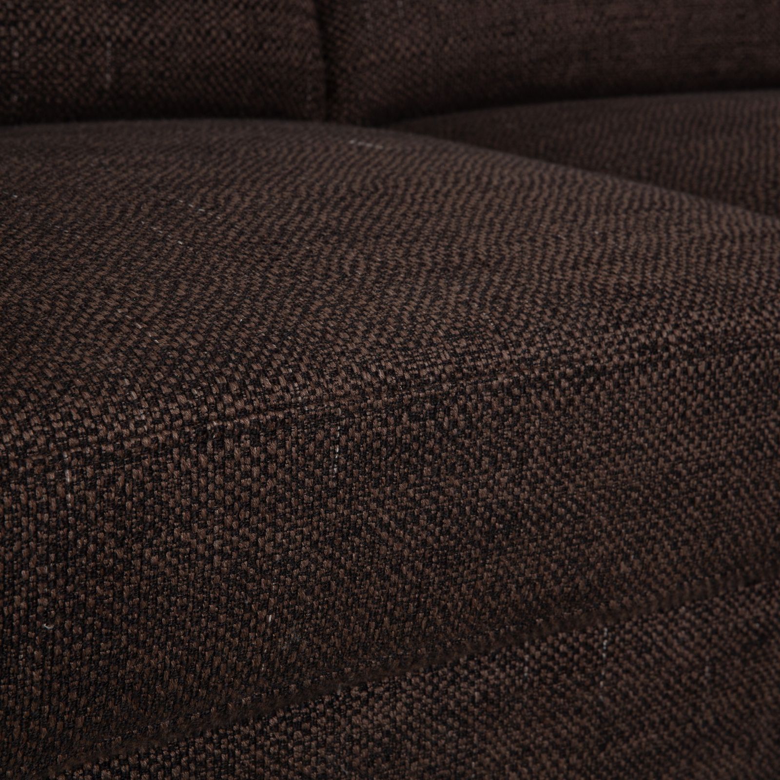 Canapé d'angle Ewald Schillig Concept Plus en tissu brun gris photo for sale