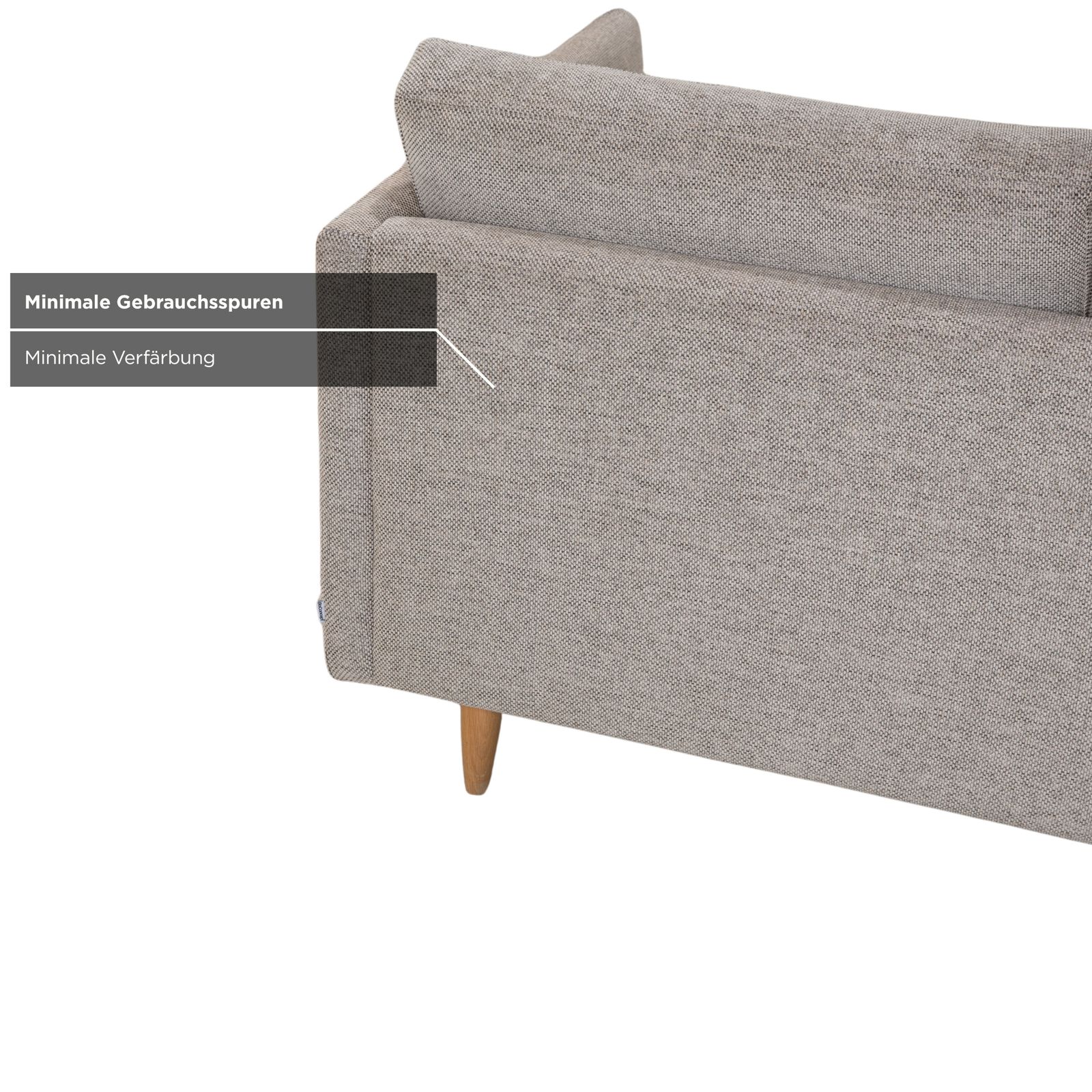 photo for sale Canapé 2 places BoConcept Indivi en tissu gris
