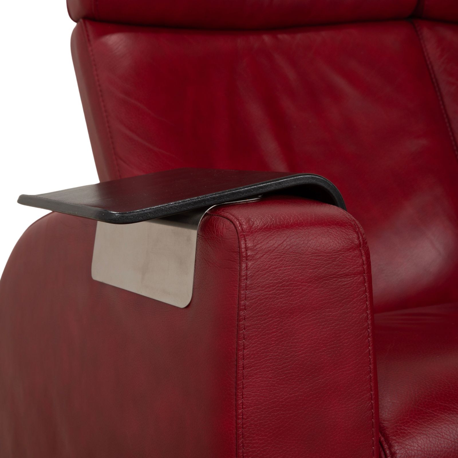 Canapé Stressless Arion 4 places, rouge, fonction manuelle photo vintage