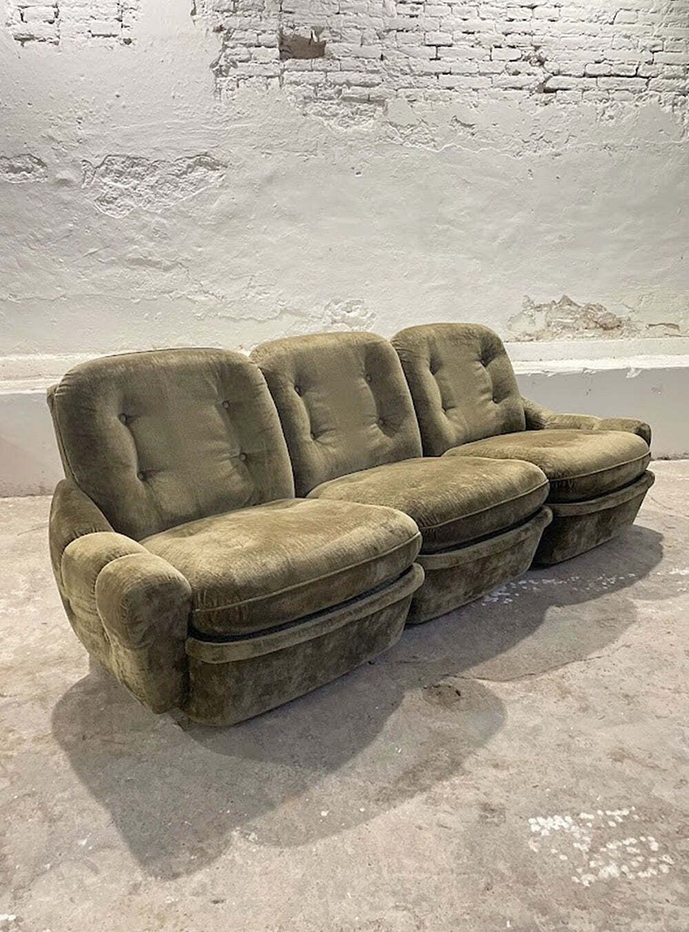 Three Piece Modular Lounge Set 'Orchid' Design By Michel Cadestin For Airborne photo vintage