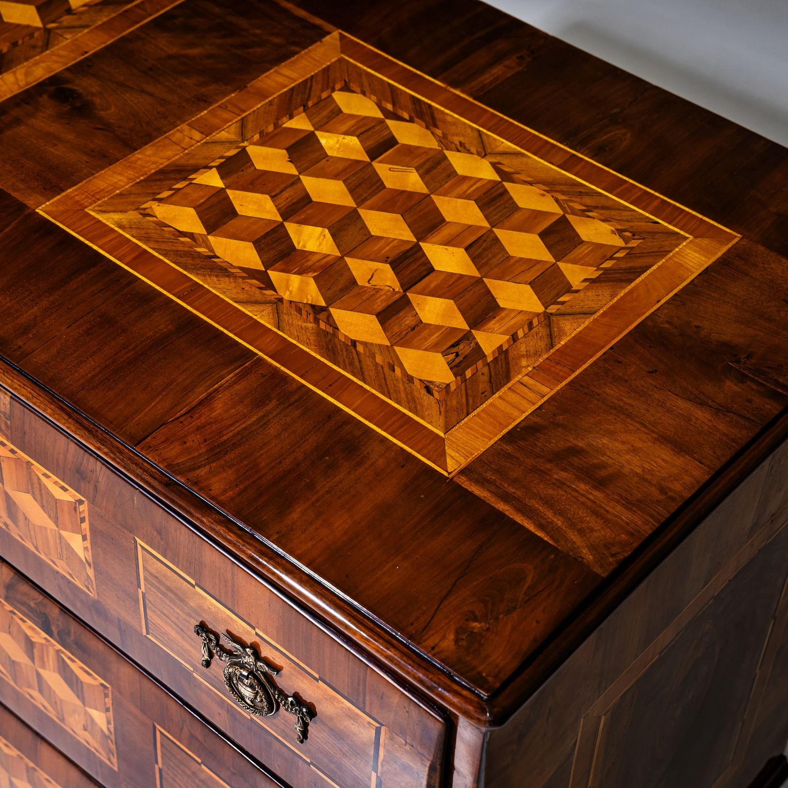 Louis XVI Marquetry Chest Of Drawers, Late 18th Century photo Furniture