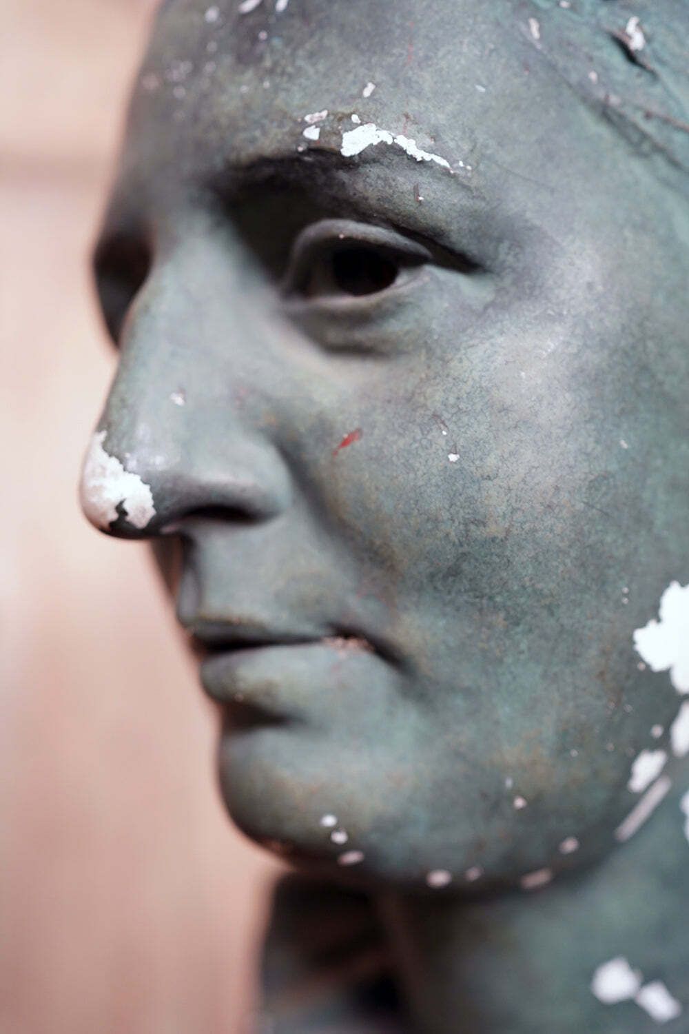 An Early 20thc Green Painted Plaster Bust Of A Lady C.1900 20 photo buy