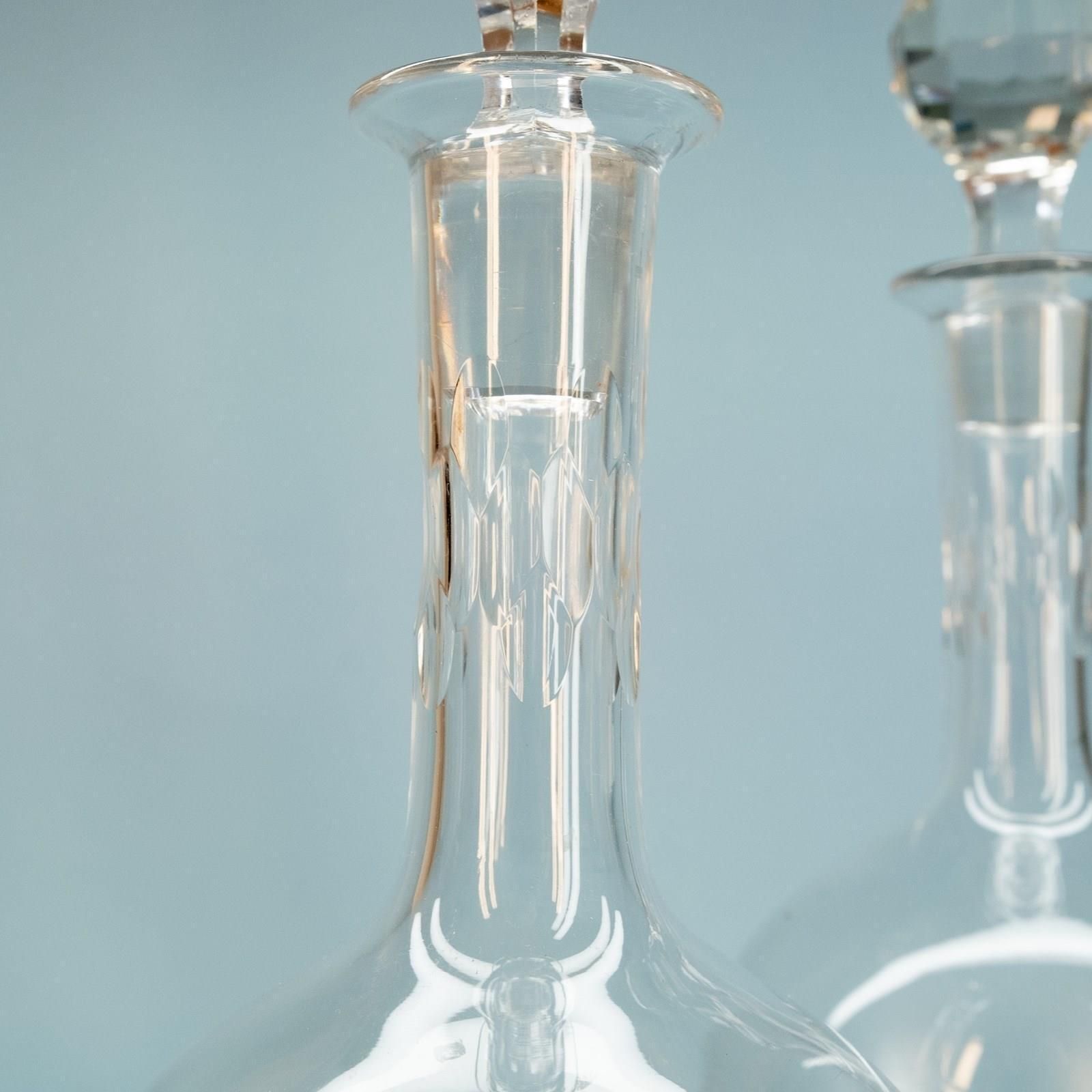 Pair Of Antique French Decanters photo Home Decor