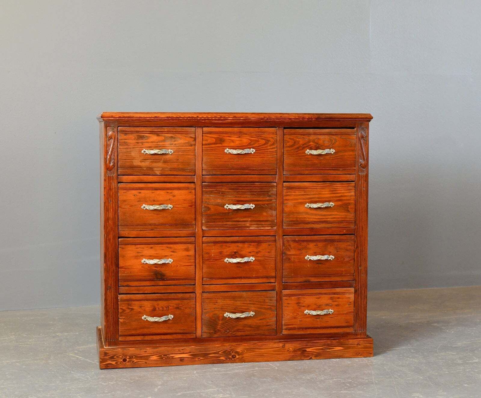 Art Nouveau Ironmongers Drawers Circa 1910 photo furniture
