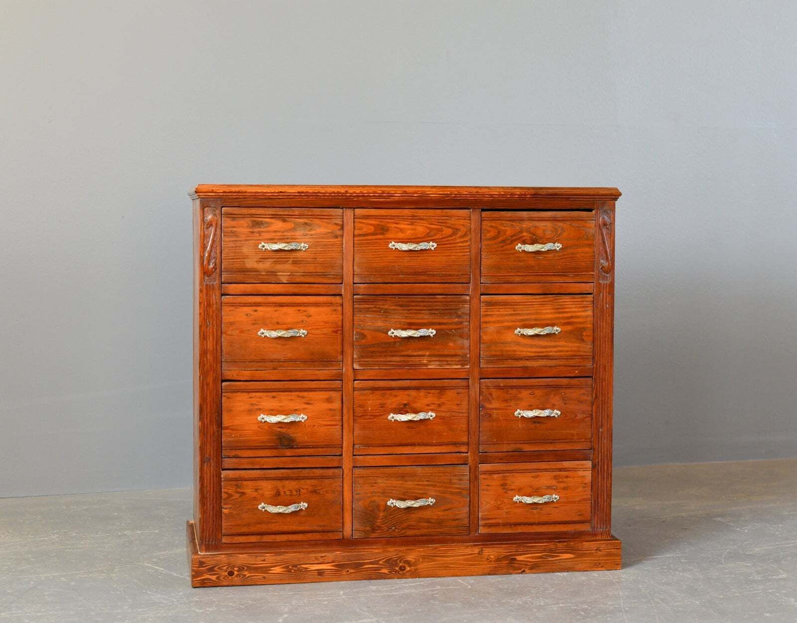 Art Nouveau Ironmongers Drawers Circa 1910 photo for sale