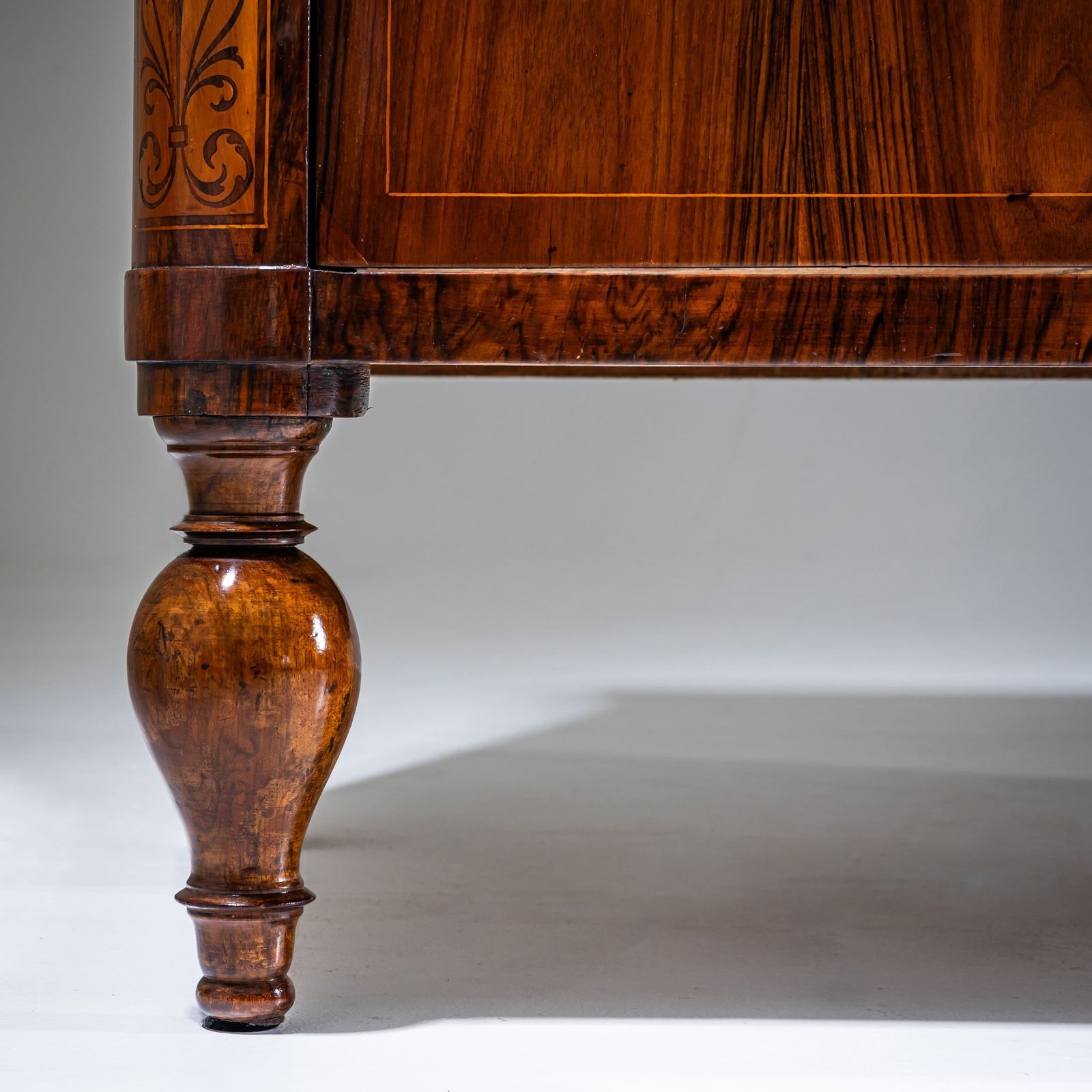 photo for sale Biedermeier Chest Of Drawers With Marquetry, Italy, 19th Century