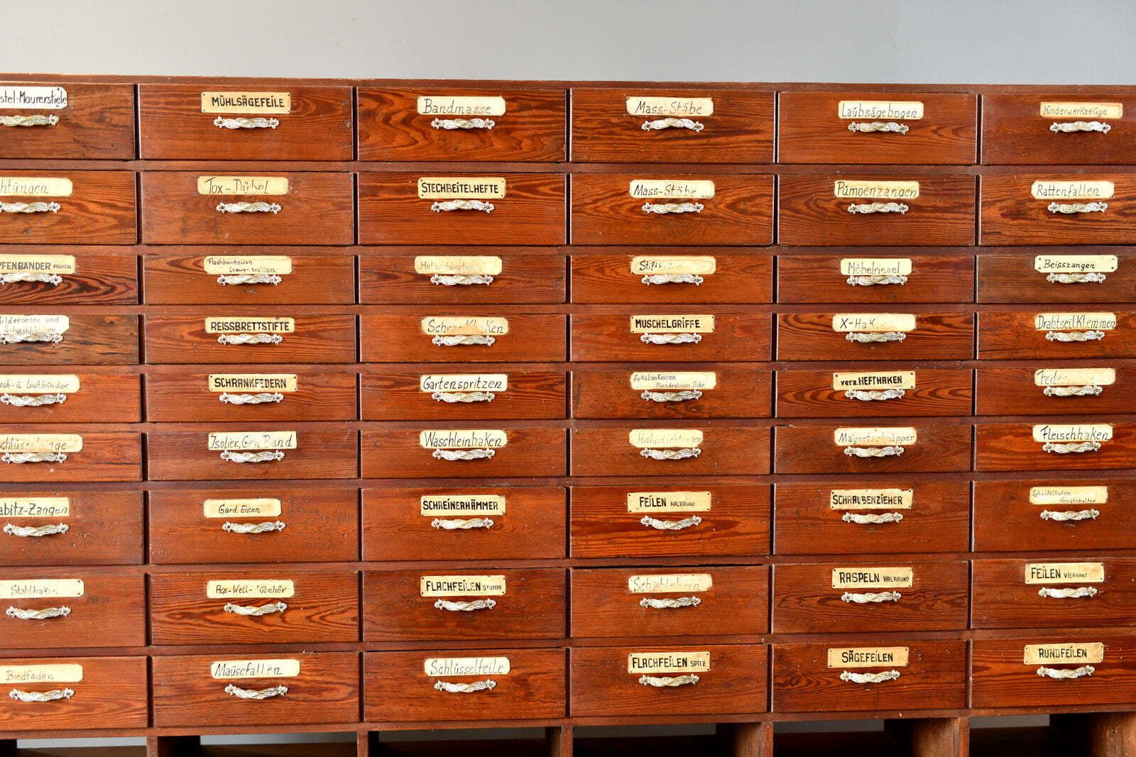 Art Nouveau Ironmongers Drawers Circa 1910 photo 5895.0