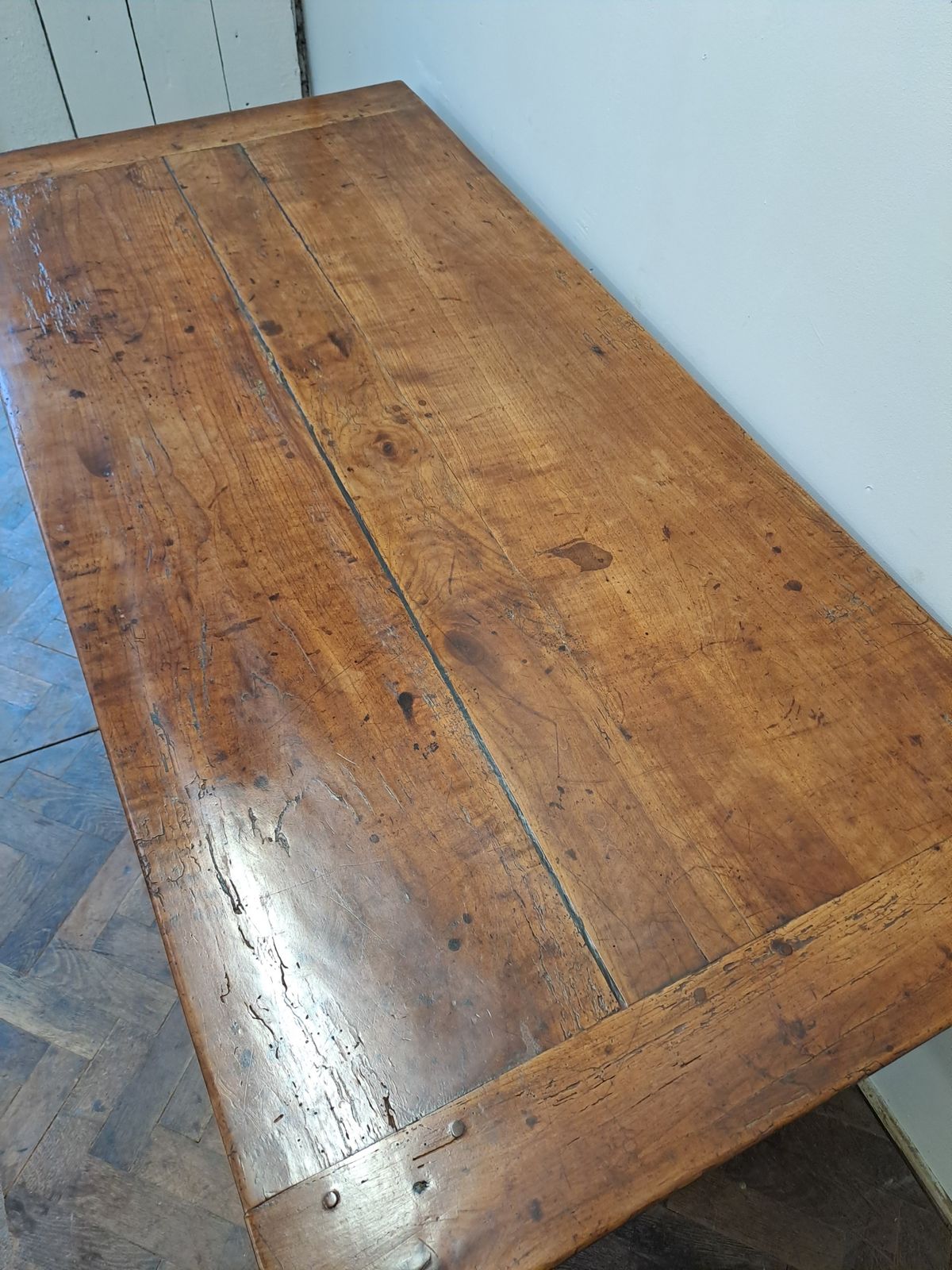 Cabriole Leg French Farmhouse Table photo vinterior