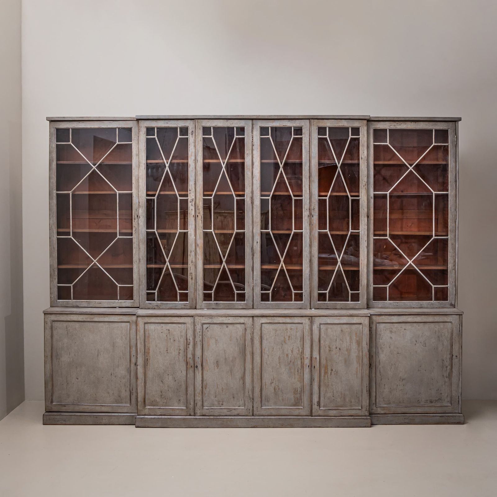Large Chippendale Library Bookcase, England, Late 18th Century