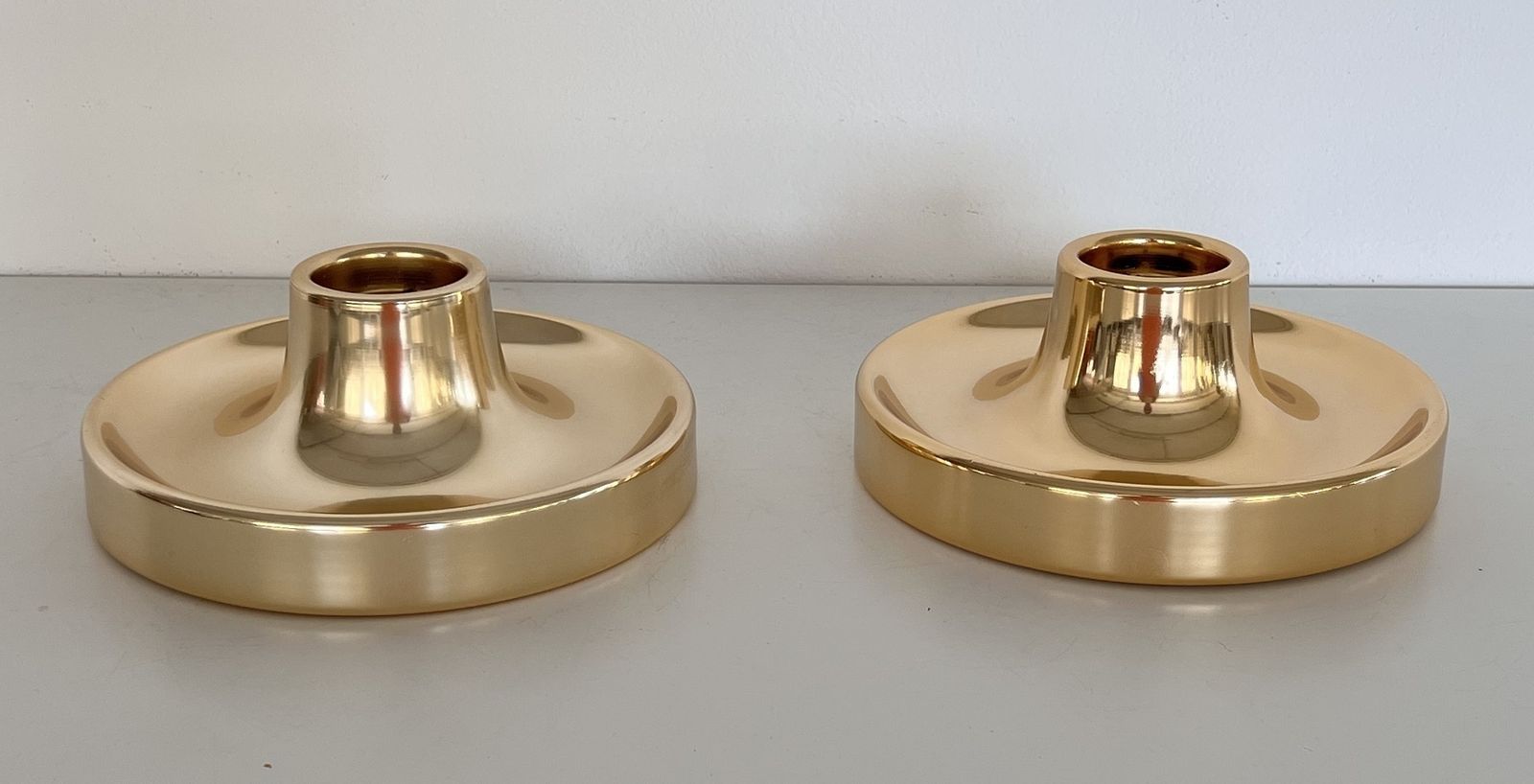 photo vinterior Italian Flush Mount Lights Or Wall Lights By Tronconi, Set Of 2