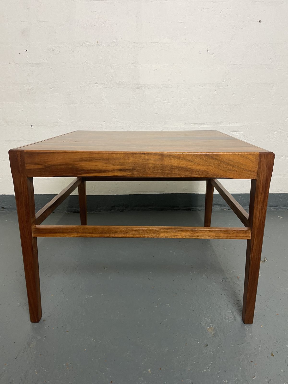 1960s Mid Century Modern Rosewood Side Table | Vintage Mcm Accent / Lamp Table photo 105.0