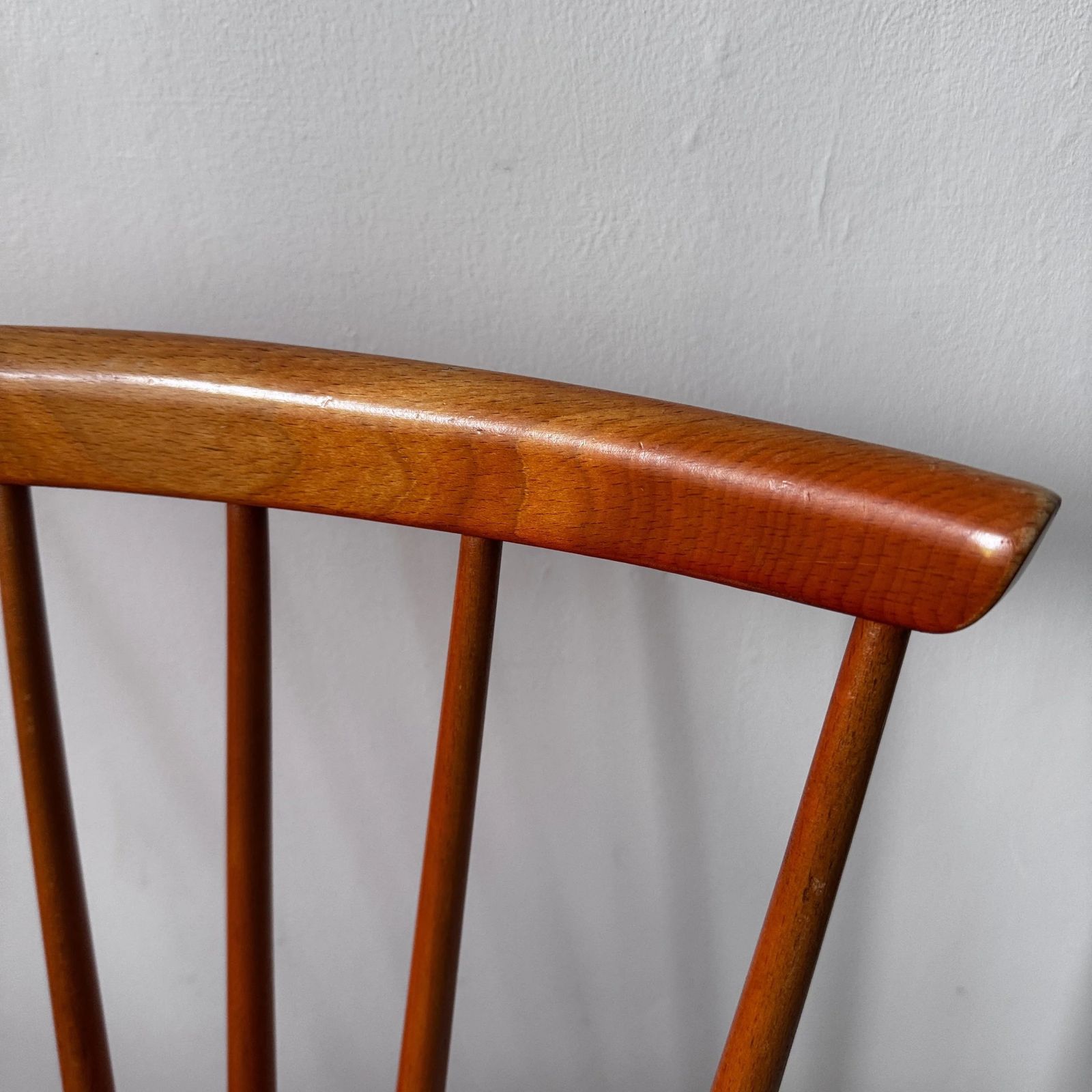 C92 Orange Wood Chair By Kandya Frank Guille Orange photo buy