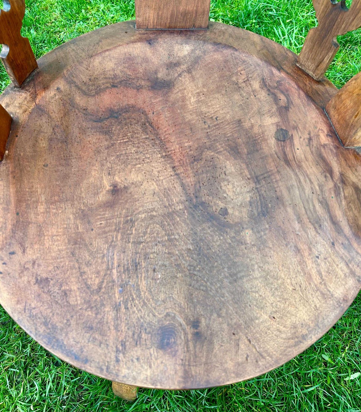 Victorian Walnut Captains Swivel Chair Wooden Desk Office Antique Vintage Industrial Seating Kitchen Retro Armchair Revolving photo Furniture