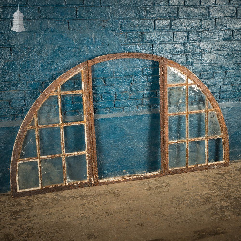 Arched Window Frames, Set Of 5, Cast Iron photo buy