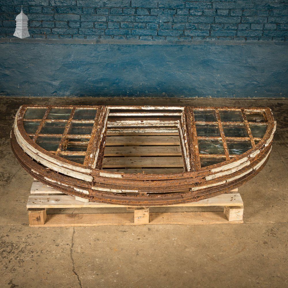 photo buy Arched Window Frames, Set Of 5, Cast Iron