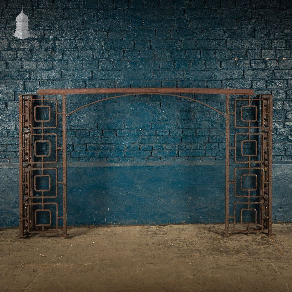 Porch Canopy Structure, Geometric Square Design
