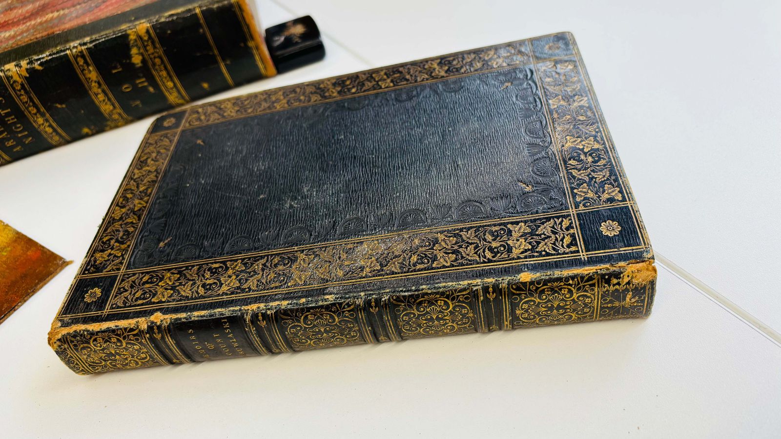photo vinterior Rare Antique Book Memoirs Of Count Boruwlaski