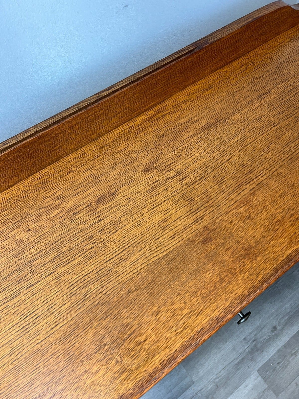 photo for sale Cabinet Vintage French Louis XIV Oak Sideboard With Carved Cupboard Lot 4569