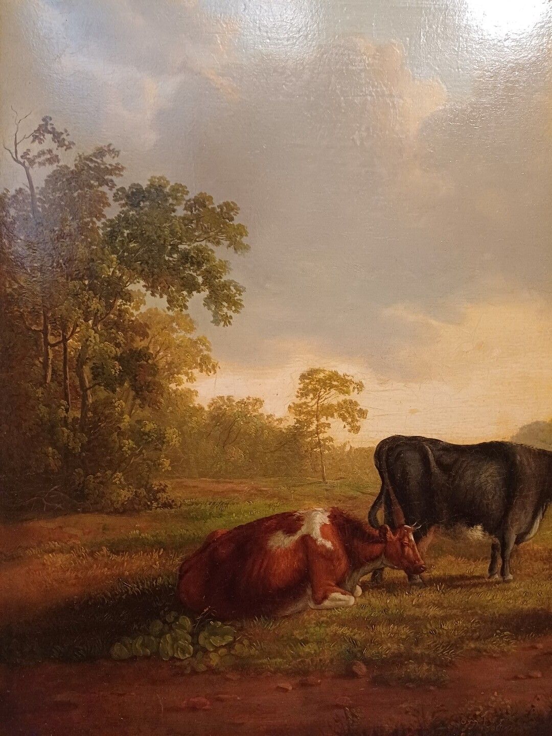 Eugene Verboeckhoven (1798   1881) Landscape With Animals Oil On Canvas photo for sale
