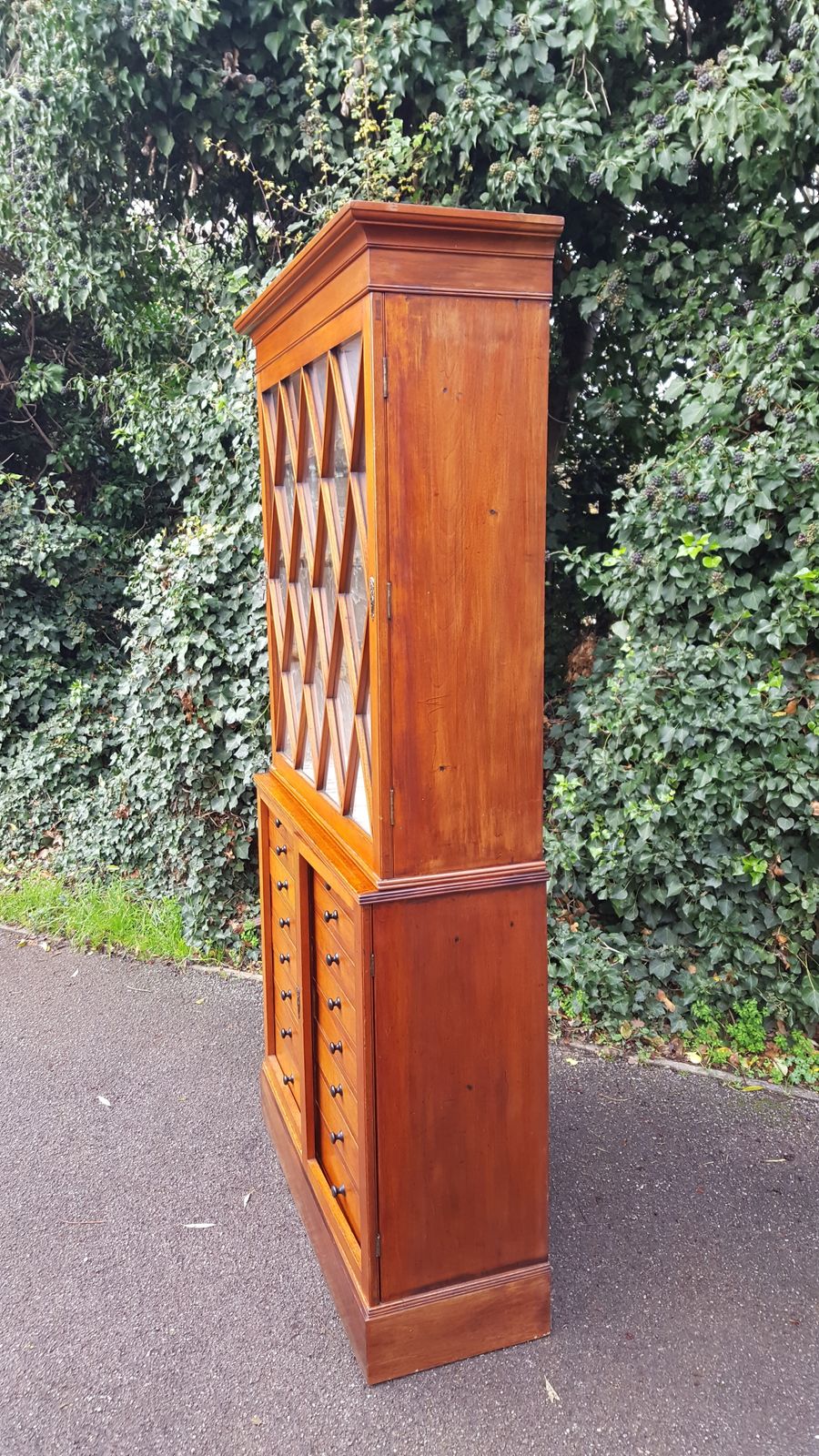 photo furniture Victorian Mahogany Collectors Cabinet