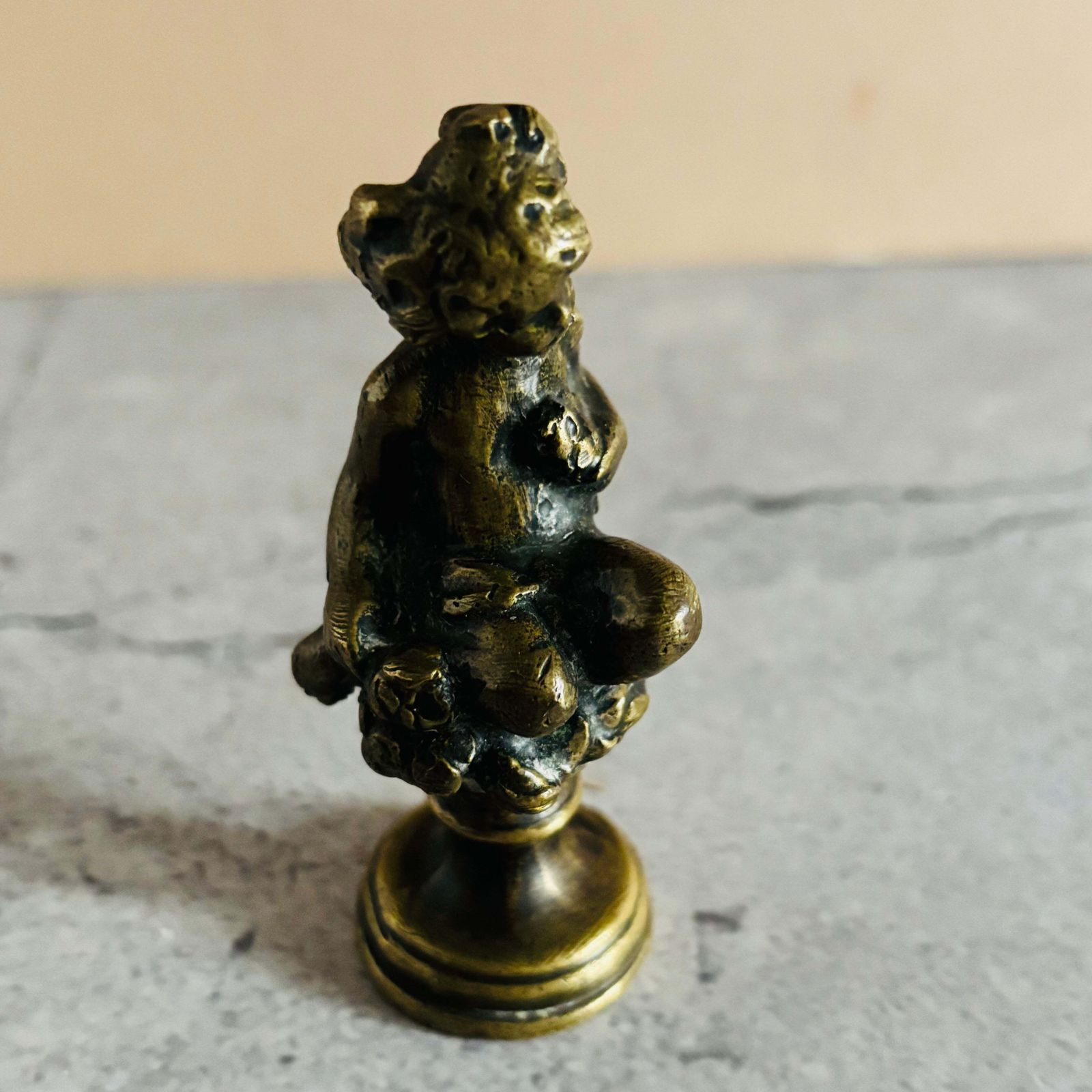 Bronze Wax Seal Stamp Sculpture photo for sale