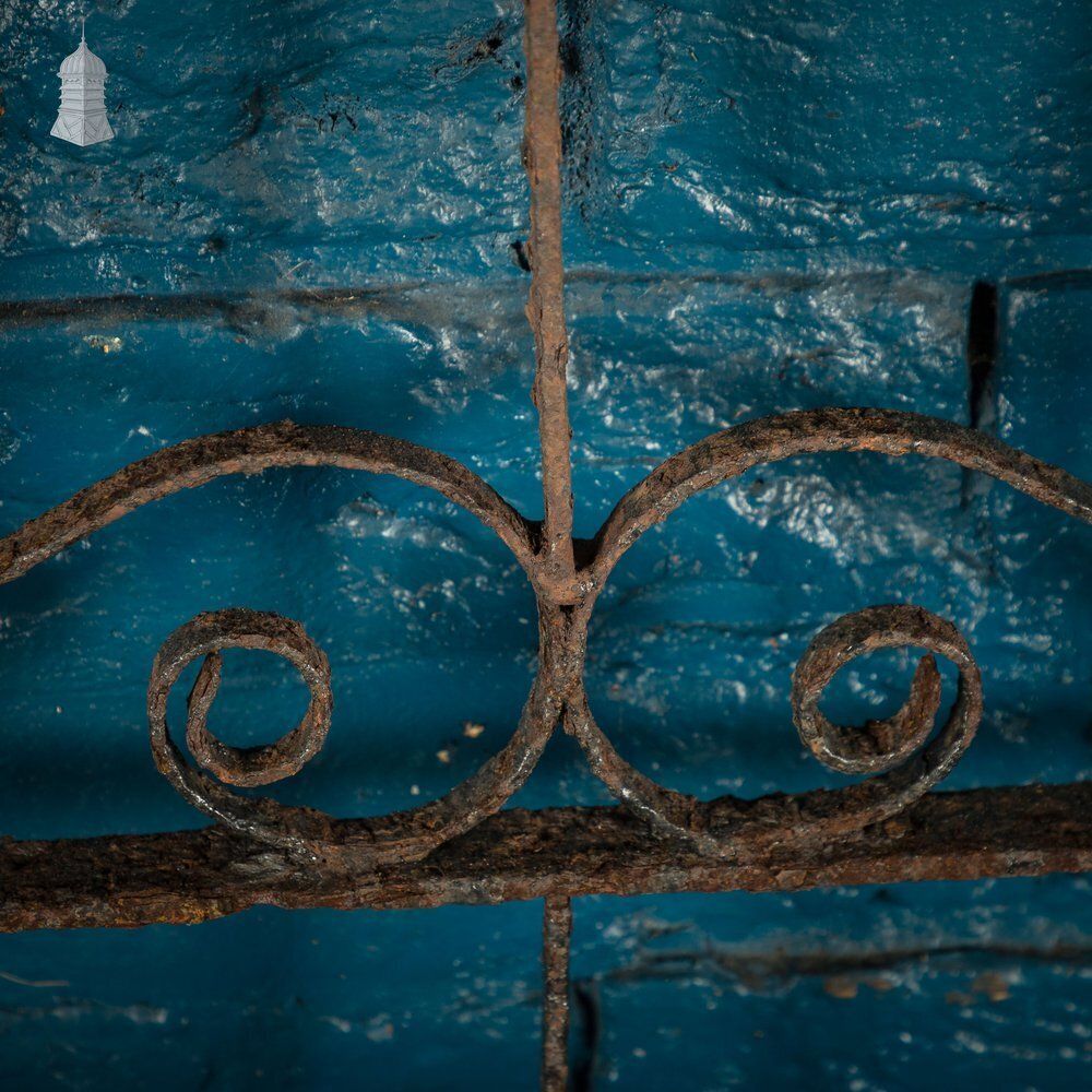 Pedestrian Gate, Scroll Design, Wrought Iron photo 188.0