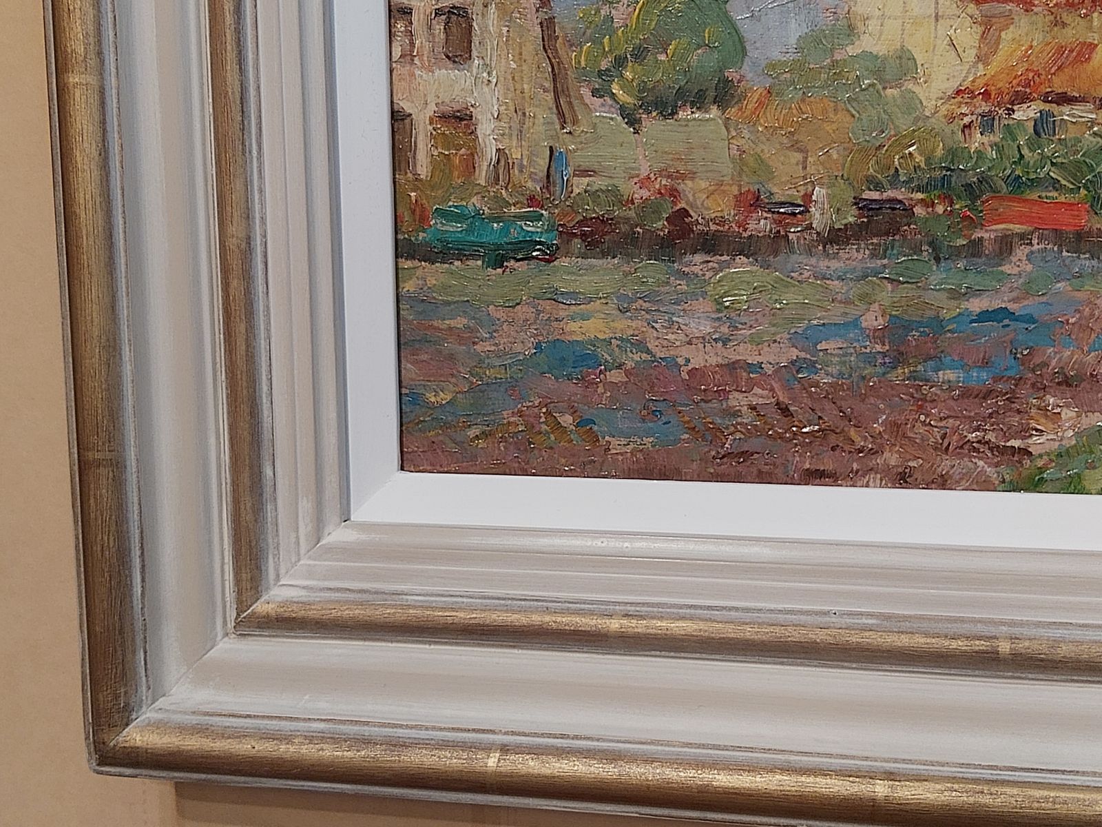 Jeffrey Pratt Painting   Lavender Fields With Church photo Art
