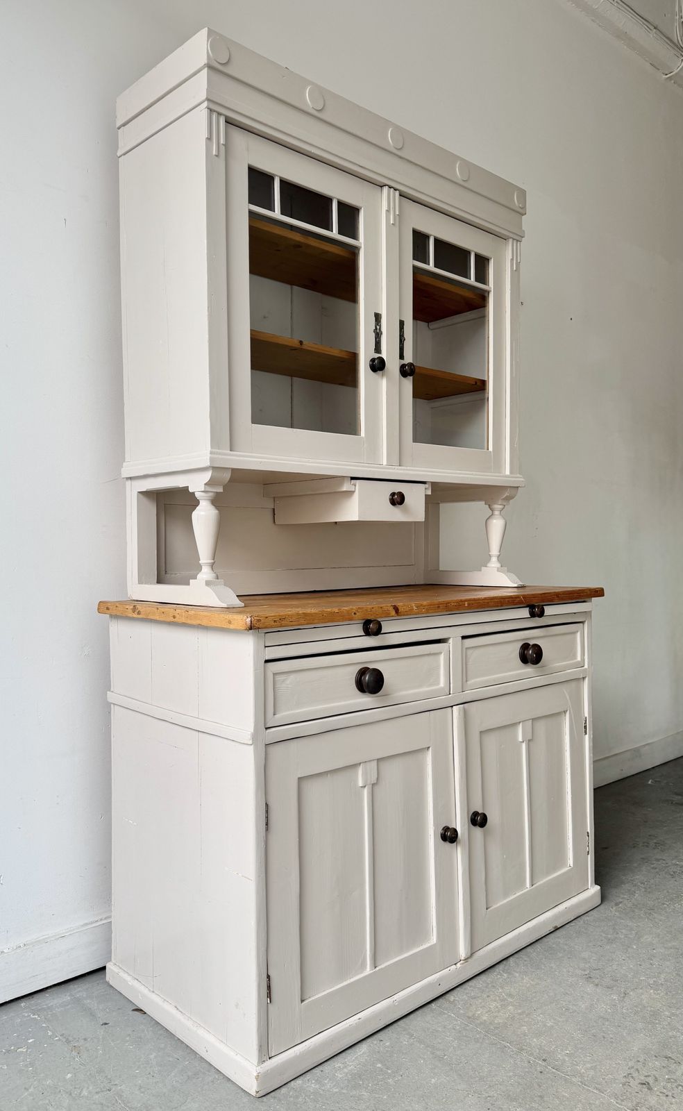 Antique Kitchen Dresser Cabinet photo for sale