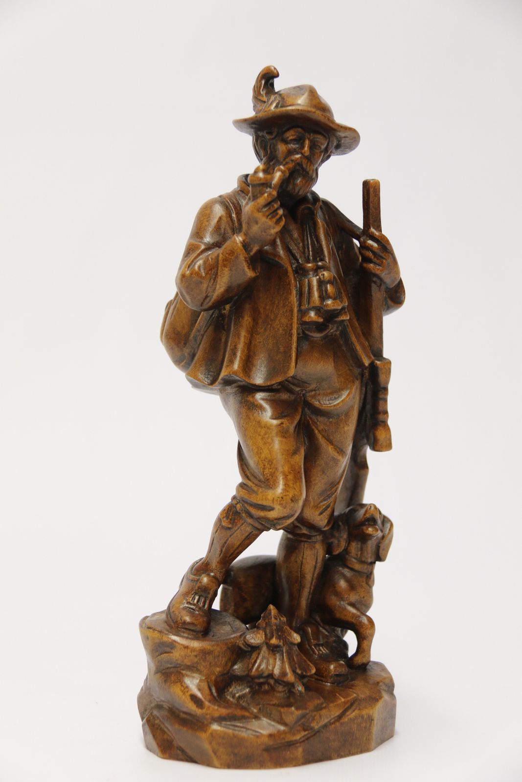 A Rare Black Forest Study Of A Man Hunting With His Dog photo furniture