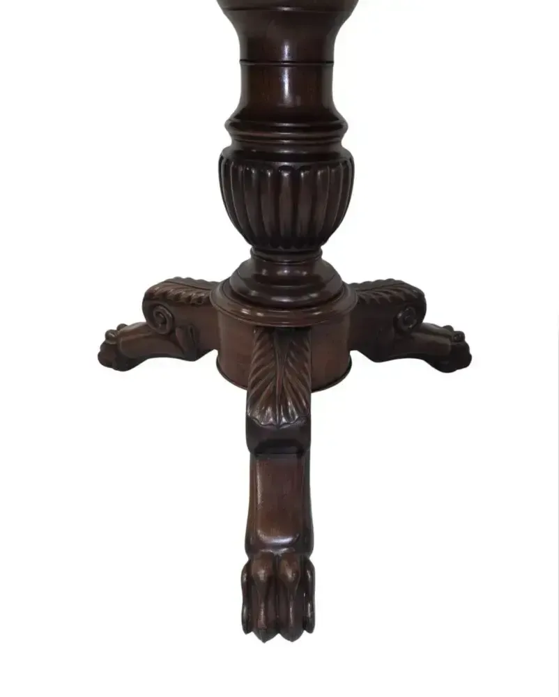A Very Rare 19th Century Marble Top Mahogany Based Centre Table photo vinterior