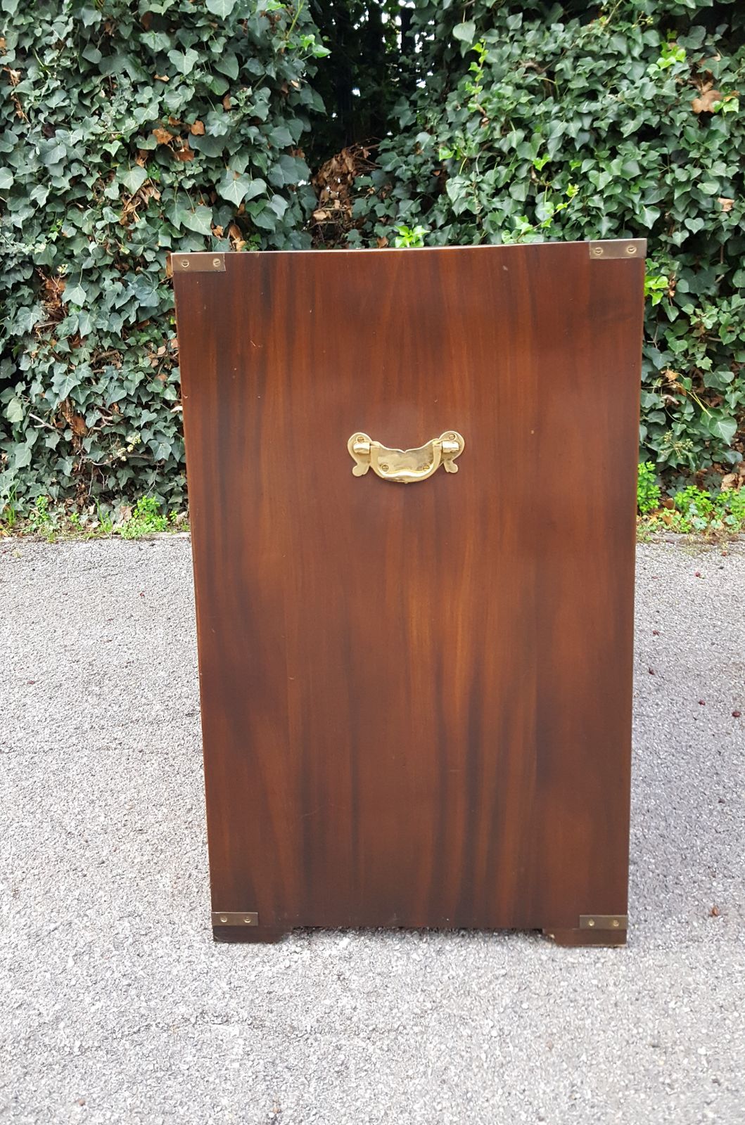 Bevan Funnell Oak Campaign Chest Of Drawers photo vintage