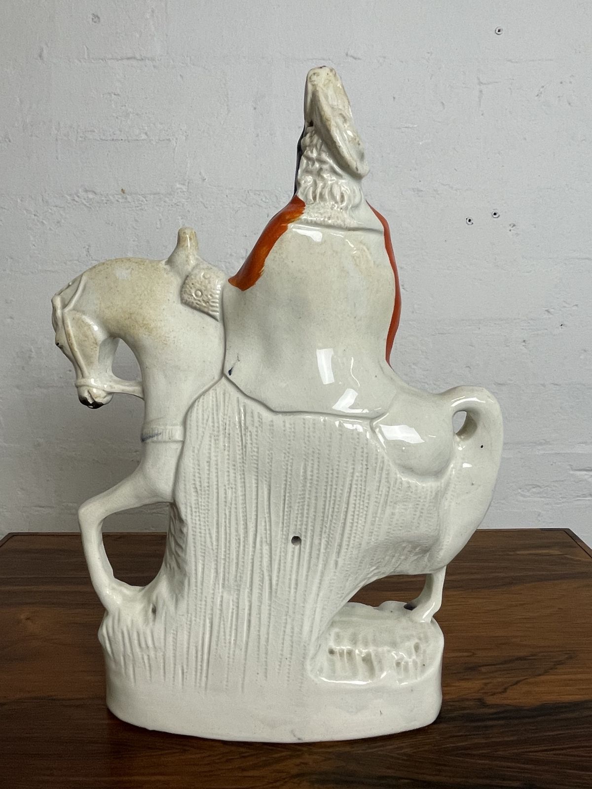 Staffordshire Flatback King Charles I | Mid 19th–Early 20th Century | Antique Royal Figurine photo furniture