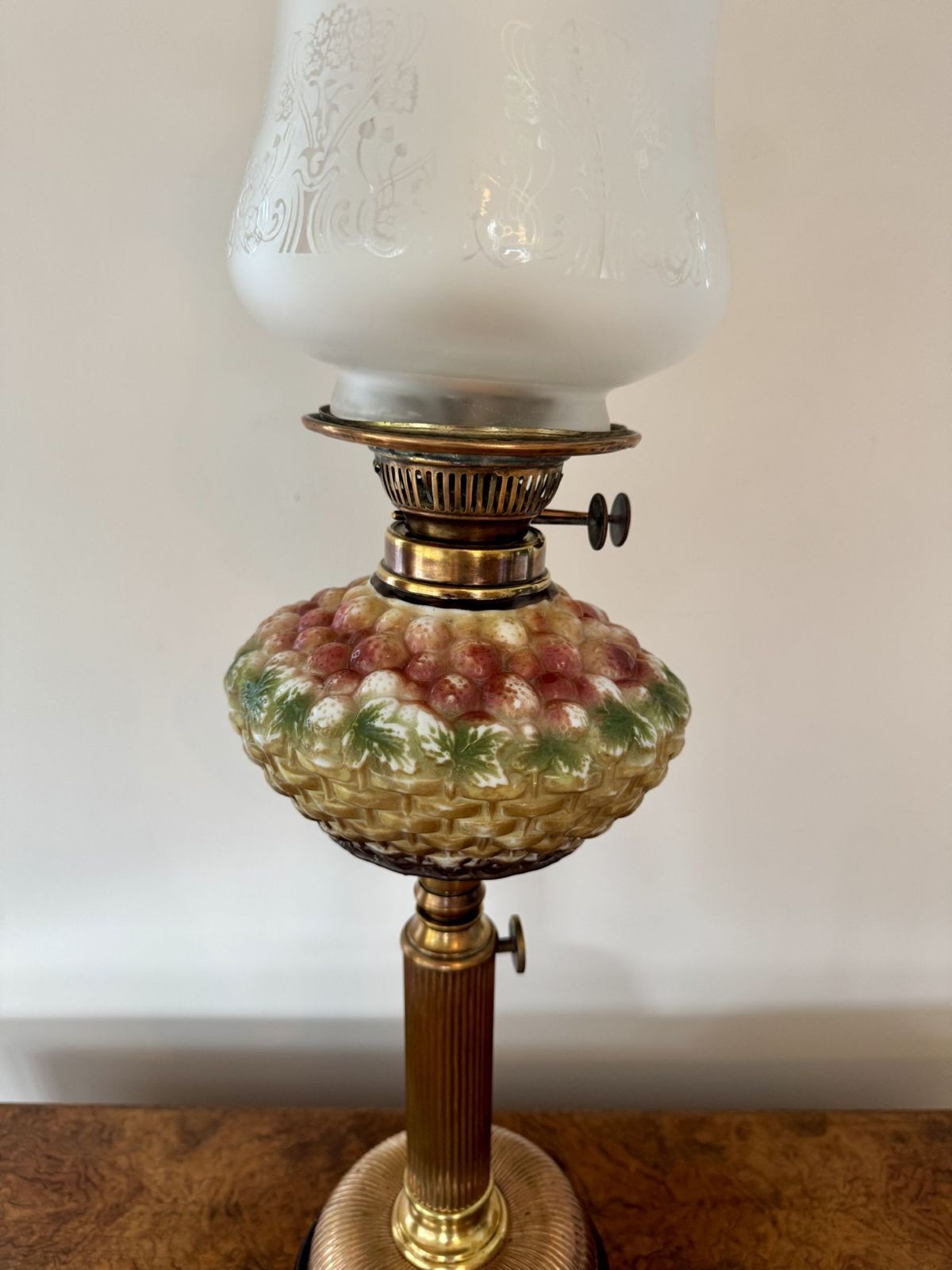 Stunning Quality Antique Telescopic Oil Lamp photo 525.0