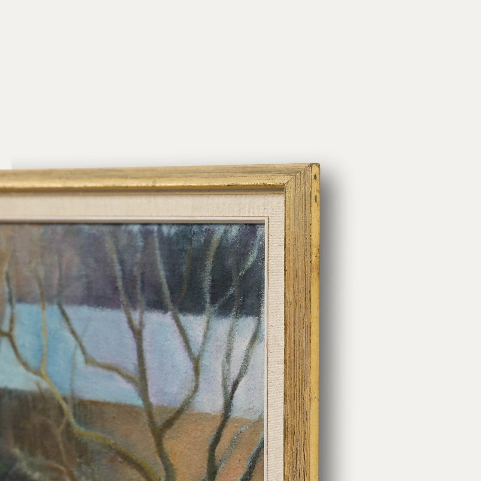 T. Palmgren Framed 20th Century Oil, Winter Trees photo 250.0