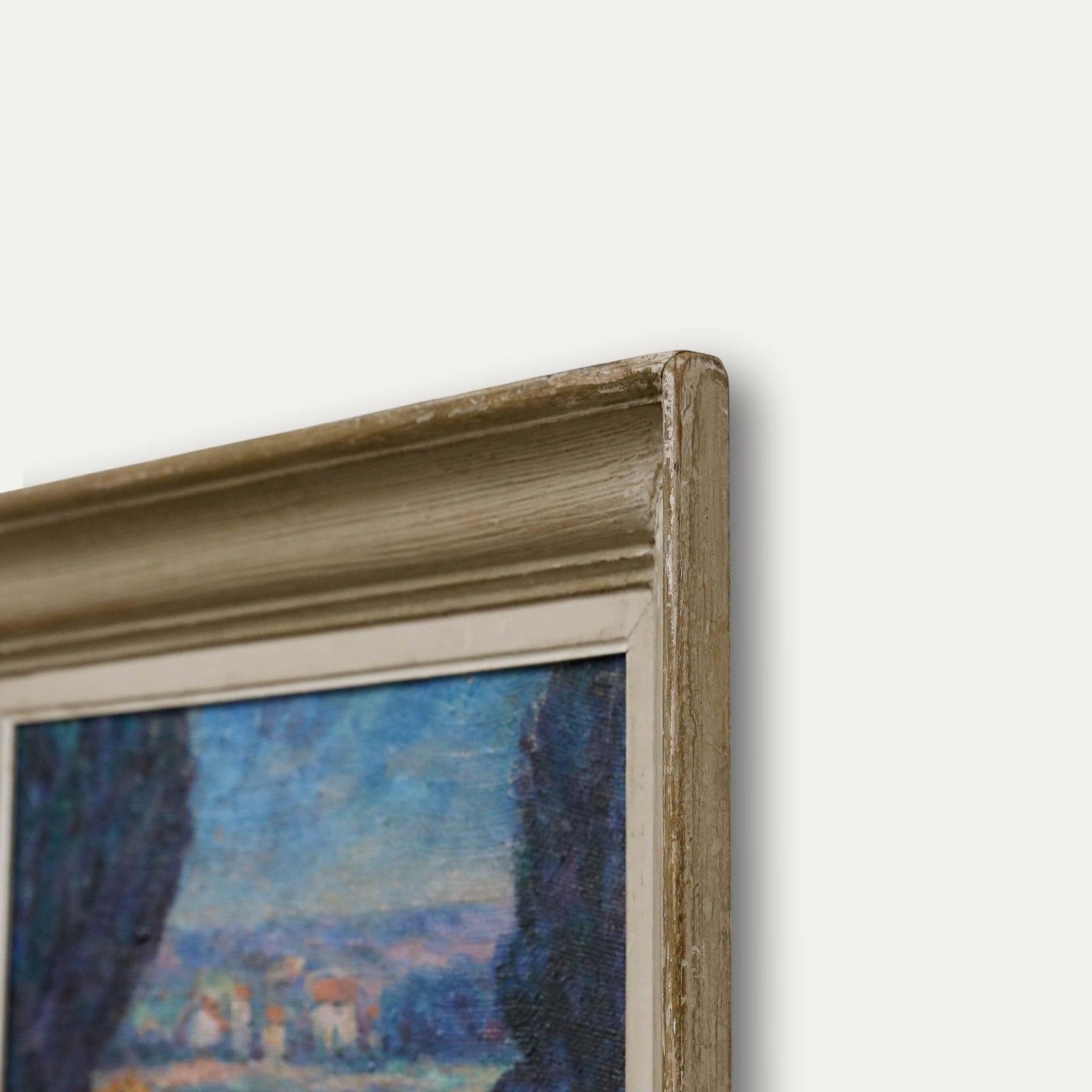Jean Goigoux Framed Mid 20th Century Oil, The Path To The Village photo 325.0