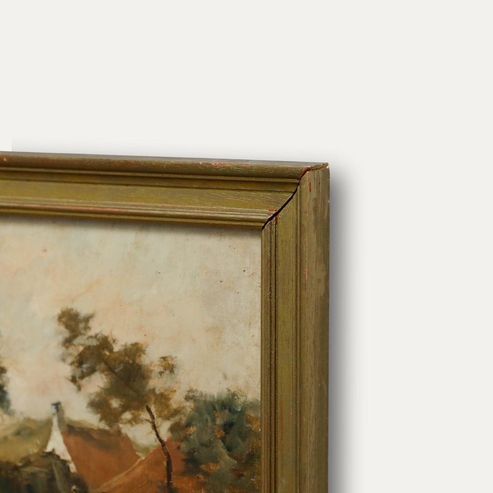 Binjé Frans (1835 1900) Late 19th Century Oil, Leaving The Farm photo 450.0