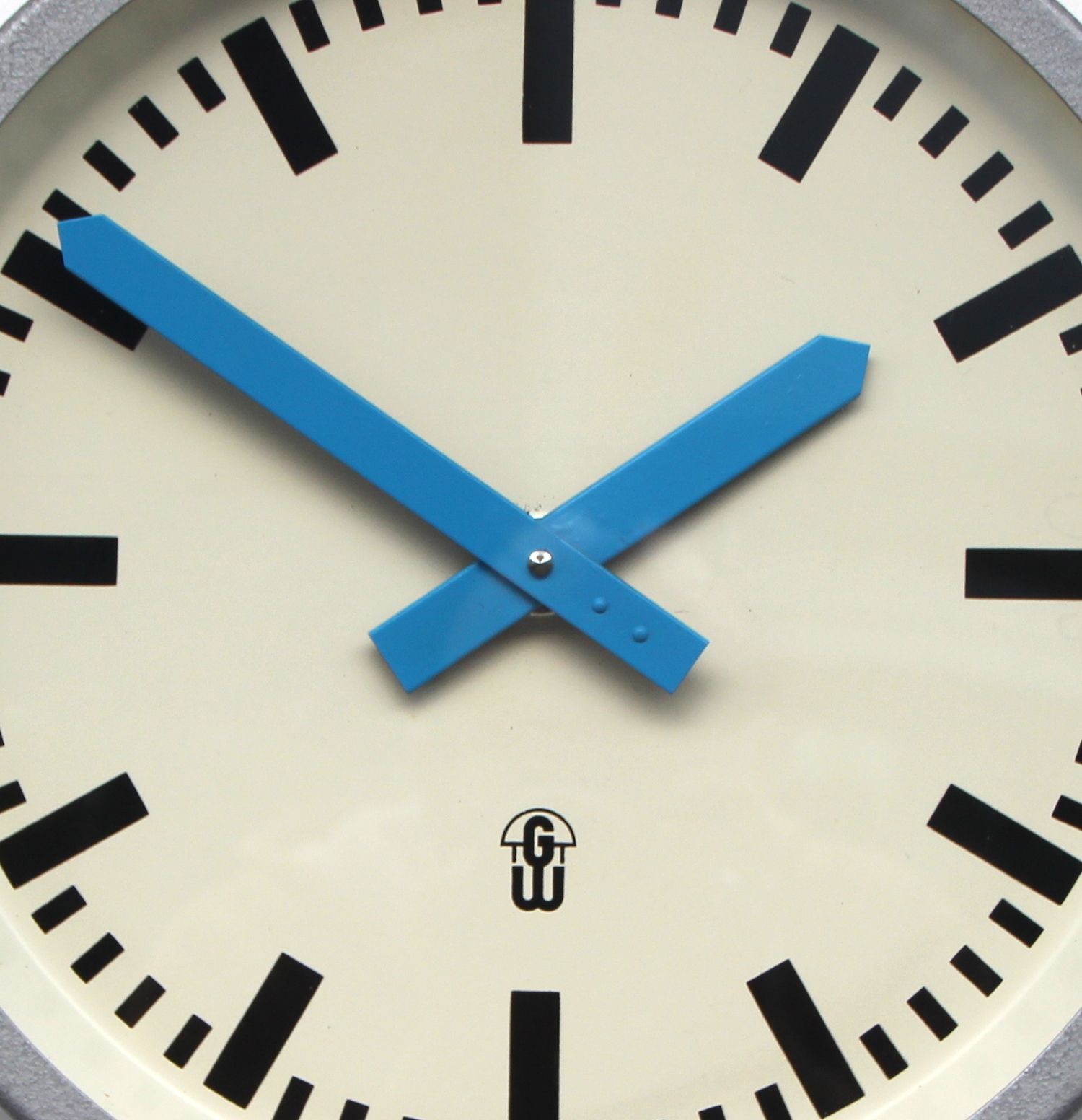 Dated 1967 East German Vintage Factory Wall Clock. Fully Guaranteed photo for sale