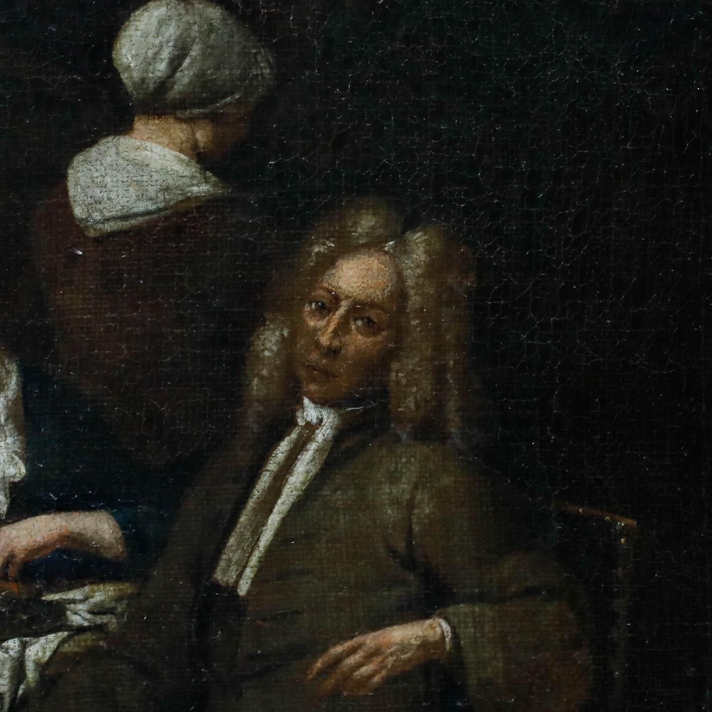 Jan Baptist Lambrechts (1680 1731) 18th Century Oil, Interior Scene I photo 850.0