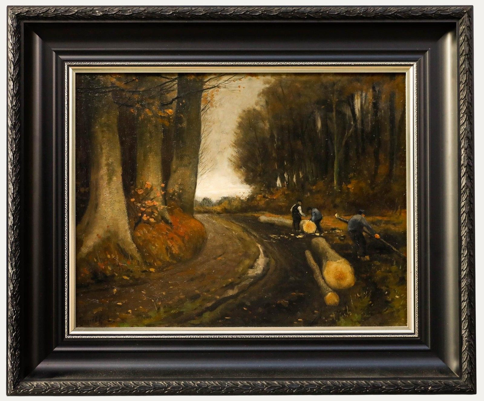 Gerard Krol (1882 1950) Dutch School Early 20th Century Oil, Tree Clearing