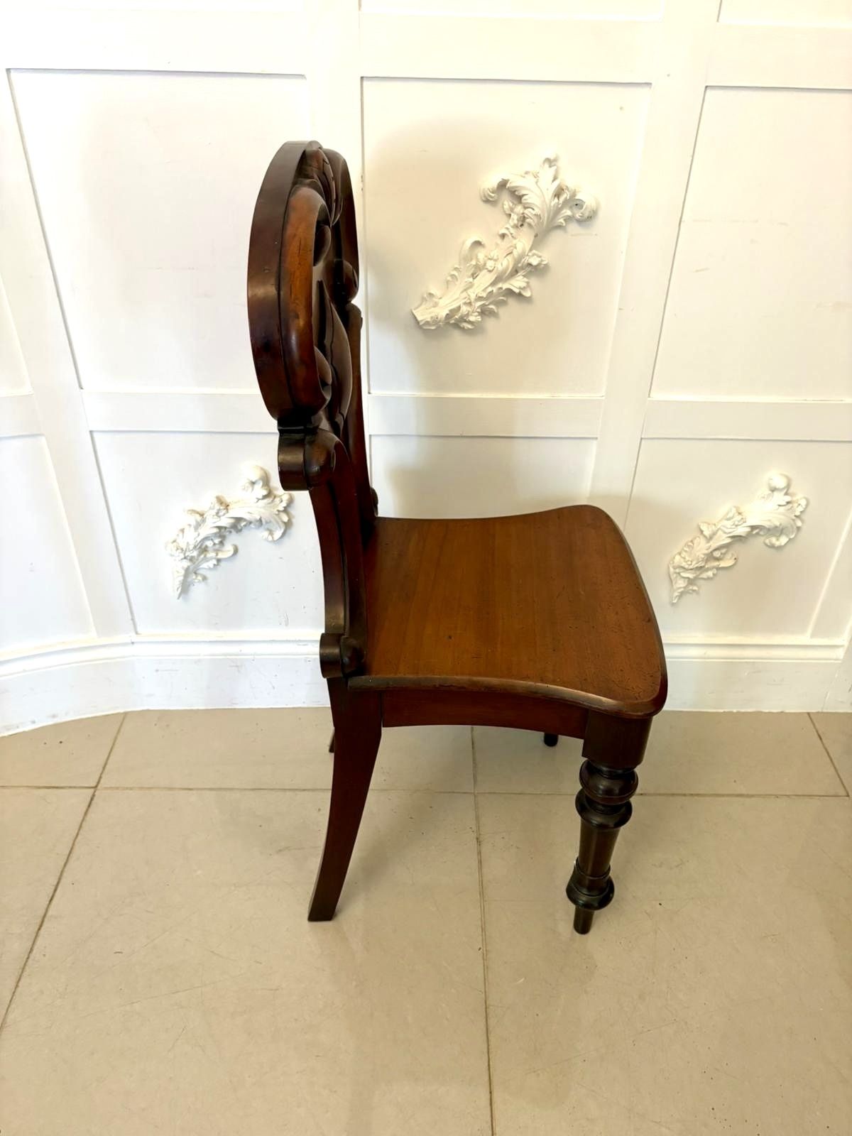 Superb Quality Pair Of Antique 19th Century Mahogany Side Chairs photo 1385.0